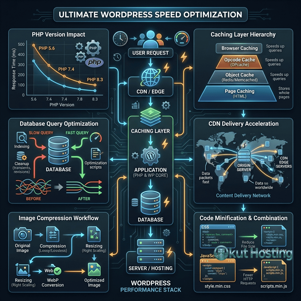 WordPress Hosting Performance - Speed Factors and Optimization Methods - Featured Image